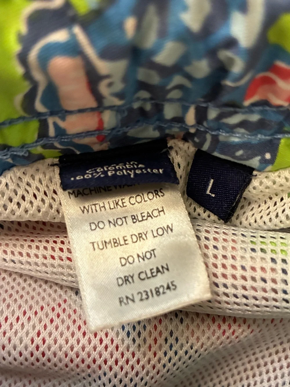 Vineyard Vines Pink, Blue & Lime Fish Print Shorts